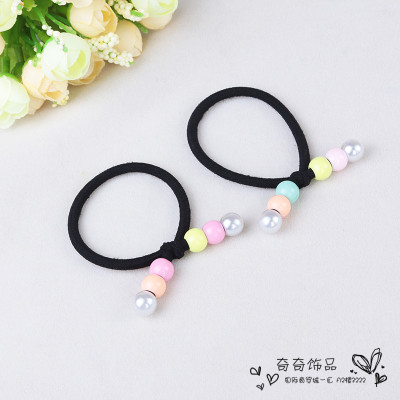 South Korea high elastic rubber band ring seamless and durable candy color not to hurt the hair