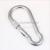 No. 8 Galvanized Spring Hook Iron with Nut Spring Hook Iron Galvanized Pear-Shaped Climbing Button Carabiner