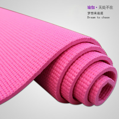 PVC tasteless non slip fitness mat double anti tear 6mm yoga mat