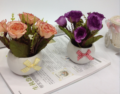 Chou Heung LAN Mei ball bonsai flower pot simulation Home Furnishing creative decorative placed on sale