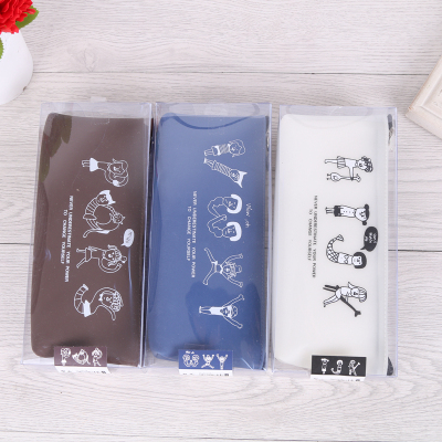 Cartoon Pencil Case Canvas Stationery Box Stationery Storage Bag Student Pencil Case