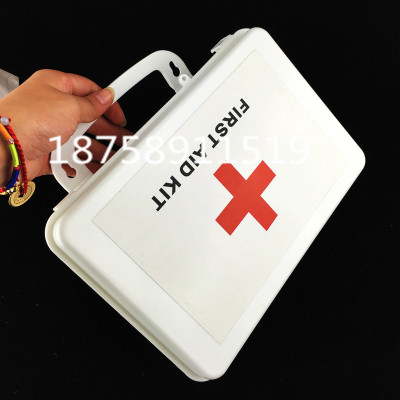 First aid box medical case plastic can hang wall enterprise first aid box medical case health box office 