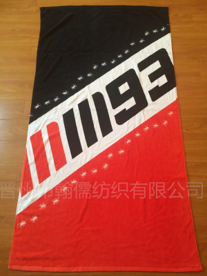 Cotton foreign trade active printing beach towel factory direct sales to sample custom all kinds of printed beach towel