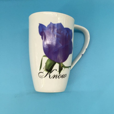 Flower cup ceramic cup