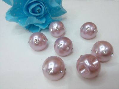 Imitation Pearl Latest Products with Five Diamonds in a Row