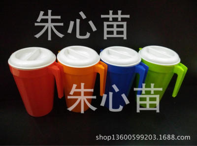 Plastic cold kettle tea kettle heat resistant can be removed and washed large capacity cool kettle with lid candy color cold kettle