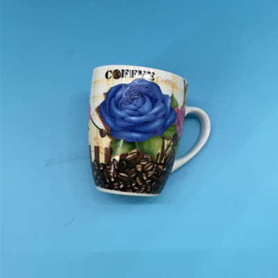 Small flower film ceramic cup cup
