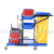 Cleaning hand push mobile service with pressing bucket basin durable multifunctional multipurpose hotel cleaning vehicle