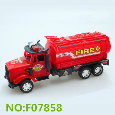 Mixed batch of children's toys, children's toys, children's toys, inertia red fire truck