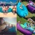 TV product beach collapsible sleeping bag camping inflatable mattress lazy inflatable sofa bed quality