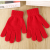 Women's Solid Color Cold Protection in Winter Warm Acrylic Touch Screen Gloves