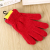 Chenille Women's Winter Pure Color Warm Keeping Acrylic Fiber Gloves Five-Finger Gloves