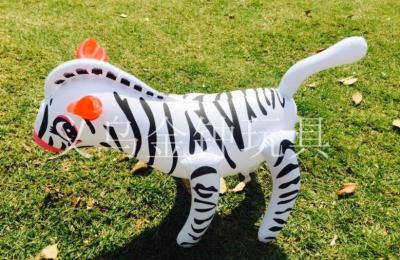 The factory sells spot to supply PVC inflatable toy children's toy zebras