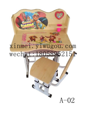 Escritoire factory direct lifting of children learning desk wood density board Desk chairs