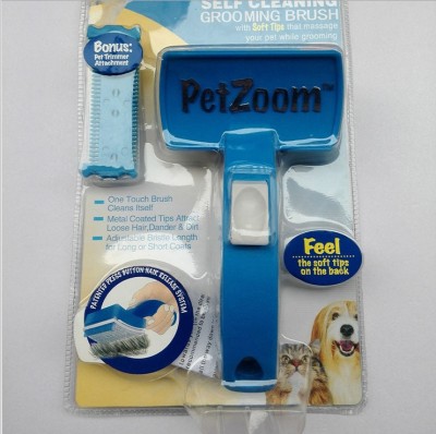 Petzoom Pet Comb Brush Special Hair Removal Needle Comb Hair Scraping Brush Cleaning Brush TV Products