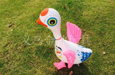 PVC inflatable children's toy printed goose sells itself to the spot supply