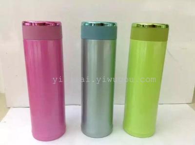 The New double layer stainless steel gift cup vacuum - cooper plated vacuum insulated cup
