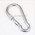 9mm Spring Hook Iron with Nut Pear-Shaped Climbing Button Carabiner Safety Buckle