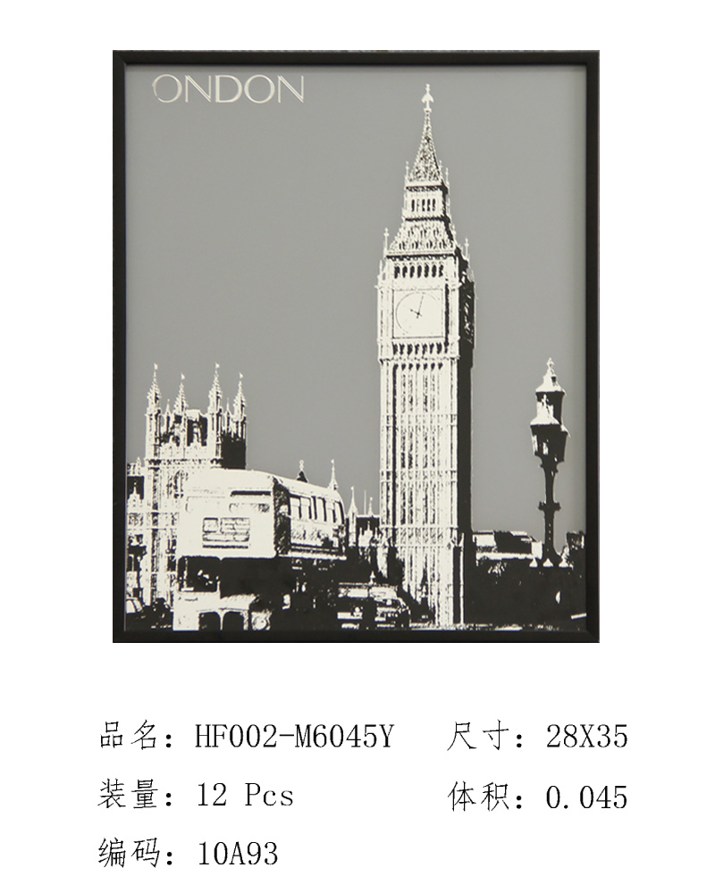 厂家直销  时尚家居装饰 精美  名胜古迹   挂壁画