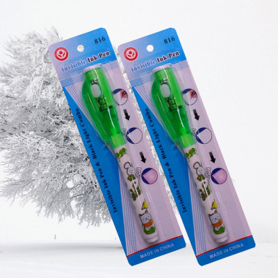 stationery  Pen  MQ-816 invisible pen LED ultraviolet lamp invisible brush