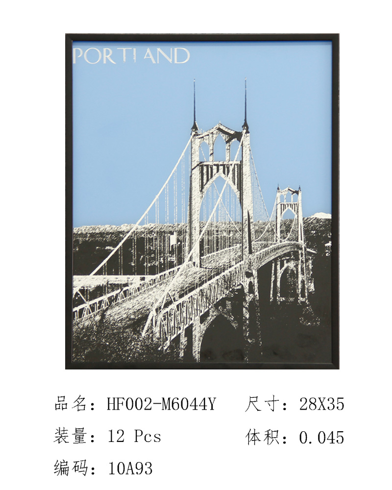 厂家直销  时尚家居装饰 精美  名胜古迹   挂壁画