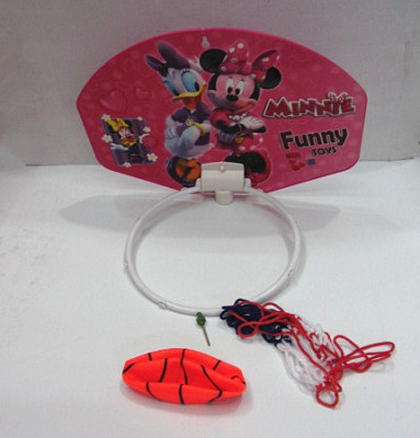 Children's educational toys wholesale shooting game plastic basket Mickey Mouse pattern 715