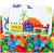 620 children puzzle spelling sheet plastic mushroom nail kindergarten creative toys children's games wholesale