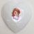 Acrylic diamond, DIY accessories for clothing, 25-inch peach heart printing (beautiful)