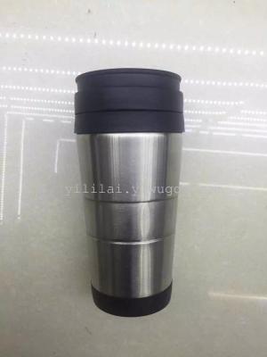 Car cup double stainless steel water cup office cup Car cup is the new Car cup