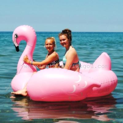 Oversized inflatable Swim Ring Pink Flamingos swim ring Cherry Pink Unicorn mounts 1 meters 9