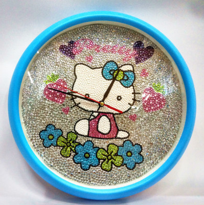 Watch DIY series diamond embroidery clock stick cartoon painting diamond