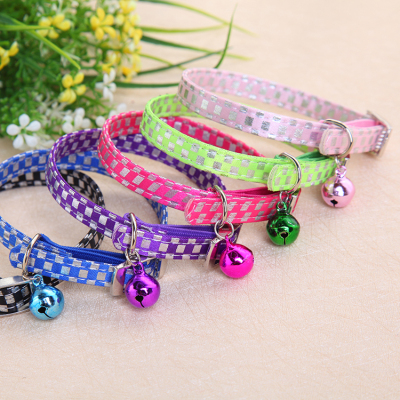 1 square collar pet dog cat stretch bell collar collar pet products factory direct sales