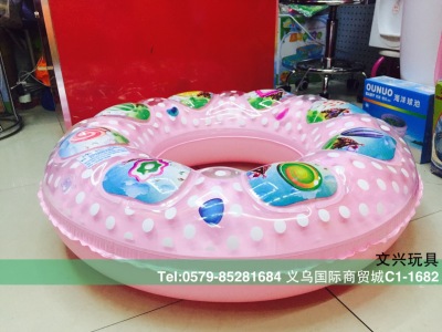 Inflatable double swimming pool thickened crystal ring 90cm