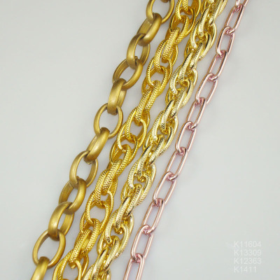 Gold Double Woven Chain DIY Ornament Accessories Chain Gold Silver Various Specifications and Styles Can Be Used
