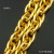 Environmental Protection Aluminum Zipper, No Fading, Jewelry Chain Oxidation Color Chain