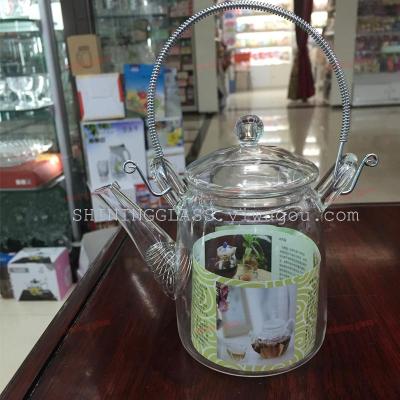 High quality borosilicate glass tea pot  heat-resisting  can fire hand blown glass  