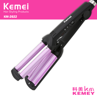 Kemei direct KM-2022 rolls three great short hair curling iron ceramic curling iron