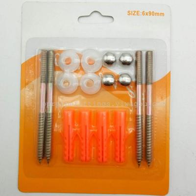 Supply sanitary plastic fittings expansion screw assembly fastener