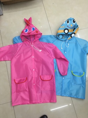 Factory direct sales han Dan children's cartoon Oxford cloth raincoat 5 patterns