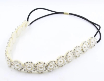 Manufacturers selling handmade beaded hair with European and American foreign trade pearl diamond Hair Barrette