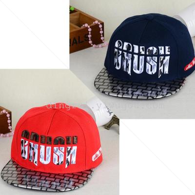 Designs of The han version hip hop hat alphabet color pattern English star with paragraph square CRUSH