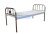 Stainless Steel Bedside Bed Single-Shake Flat Bed Hospital Bed