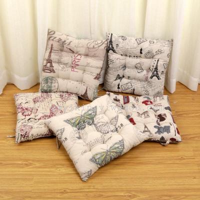 Cotton and linen printing cushion for the seat cushion for processing.