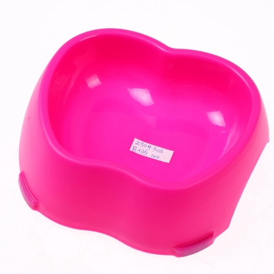 Pet plastic single-bowl small dog bowl cat bowl dog bowl cat bowl