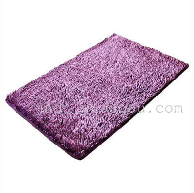 Room bathroom antiskid mat doormat kitchen water bath mat bright silk chenille