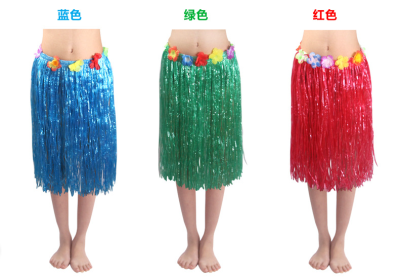60cm Hawaiian Grass Skirt Garland, Garland Set, Dance Activities Grass Skirt Supplies