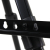 Display frame fluorescent board tripod iron tripod portable easel POP exhibition rack adjustable bracket