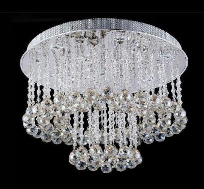 Manufacturer direct European style simple circular crystal lamp LED placement bedroom lamp study lamp living room lamp