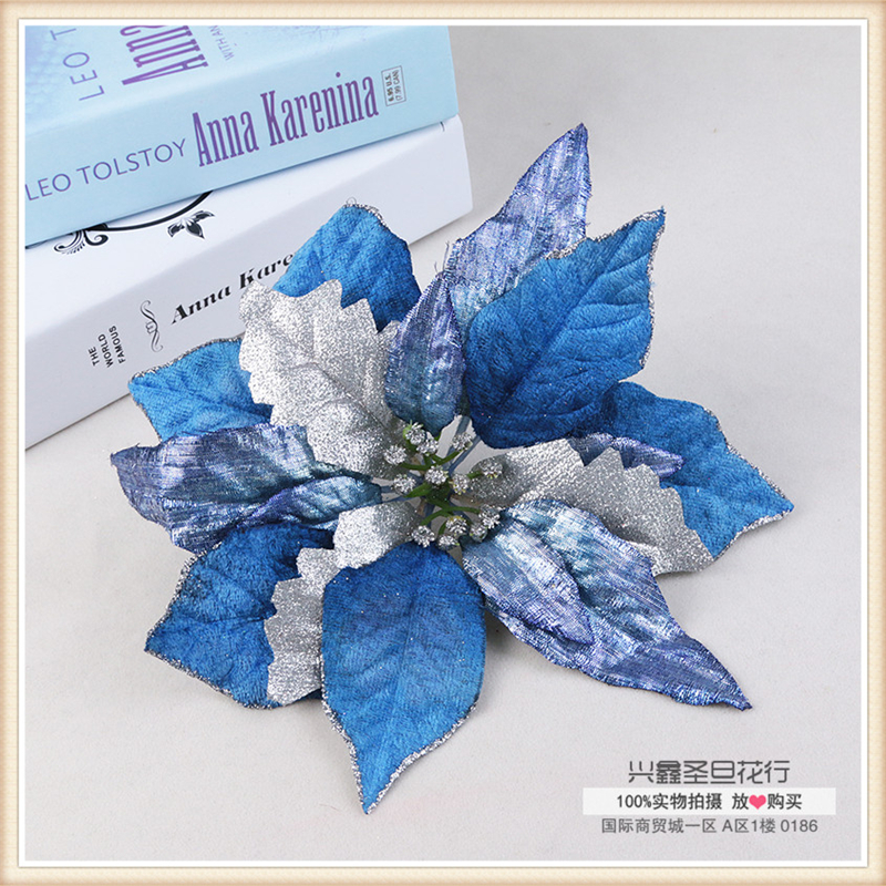 仿真花装饰花 钻石绒布大枫叶 客厅时尚假花