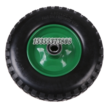 Explosion proof dine-free inflatable solid-core wheel rubber solid-core wheel tiger wheel push wheel
